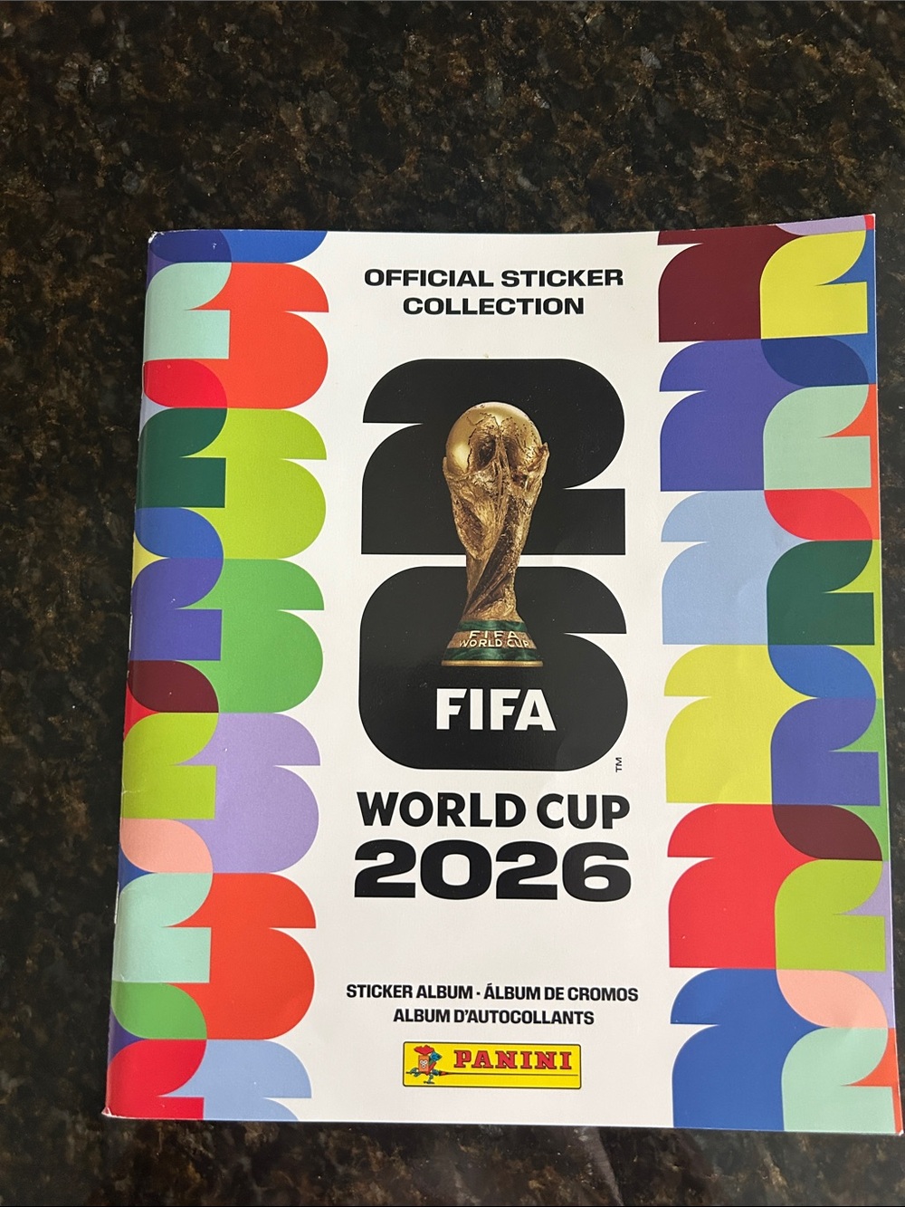 Panini World Cup 2026 Sticker Album – Multicolor Cover